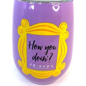 Silver Buffalo Friends "How You Doin'?" Double-walled Stainless Steel Tumbler
